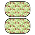 thumbnail image 1 of Yuyamidu Ladybug Car Shade for Side Windows Flower Car Window Shade Sun Glare UV Protection 2 Pack Green Rear Window Sunshade for Car Travel Accessories, 1 of 7