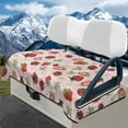 thumbnail image 1 of Yuyamidu Ladybug Golf Cart Seat Covers Strawberry Golf Cart Seat Towel Blanket for 2-Person Seats Club Car, Pink, 1 of 8