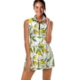 thumbnail image 1 of Yuyamidu Lemon Golf Dress for Women Size 2XL with Built-in Shorts Active Exercise Athletic Dresses for Women Half-Zip Collar Sports Activewear Dress with Pockets, 1 of 7