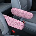 thumbnail image 1 of Yuyamidu Leopard Print Car Front Seat Armrest Cover Pink Automobile Armrest Protector Reusable Armrest Cover for SUV Truck Van Stylish Auto Interior Accessories, 1 of 7