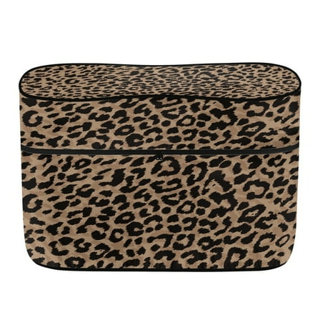 Yuyamidu Leopard Print Propane Tank Cover for RV Trailer, All Weather Protection Propane Tank Protection, Double 20lb Gas Cylinder Cover for RV, Travel Trailer, Camper