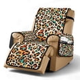 thumbnail image 1 of Yuyamidu Leopard Print Recliner Chair Cover Sofa Slipcover Waterproof Stretch Recliner Couch Protector for Living Room Replacement Reclining Chair Cover Furniture Protector, 1 of 7