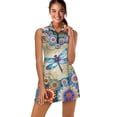 thumbnail image 1 of Yuyamidu Mandala Floral Womens Tennis Golf Dresses Size M Dragonfly Anti-Wrinkle Sports Activewear Dresswith Pocket Separate Shorts Workout Golf Dresses, 1 of 7