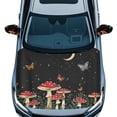 thumbnail image 1 of Yuyamidu Mushroom Car Side View Mirror Covers Butterfly Auto Hood Protector 3 Pcs Aesthetic Car Hood Cover Protector with Exterior Rear View Mirror Covers Wrap Car Decor, 1 of 7