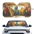 thumbnail image 1 of Yuyamidu Parrot Car Sun Shade Windshield Foldable Car Sunshade for Windshield Fashion Car Window Shades for Hatchback SUV Van Vehicle Blocks Sun Glare UV and Heat, 1 of 7