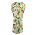 thumbnail image 1 of Yuyamidu Pineapple Lemon Golf Club Head Covers for Women Hibiscus Golf Accessories Waterproof PU Leather for Woods and Driver Fairway Hybrids, 1 of 7