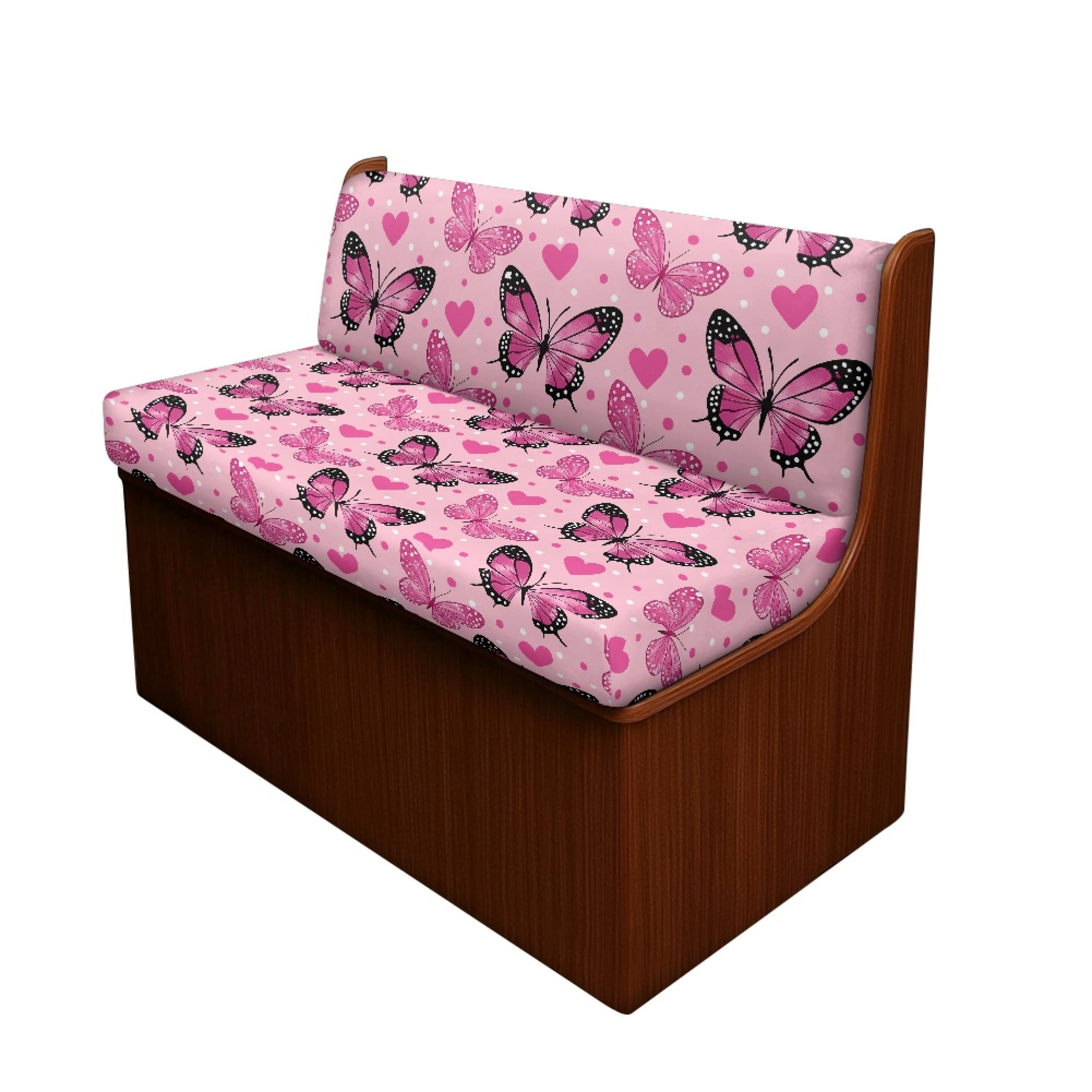 Pink Rv Accessories Yuyamidu Pink Butterfly RV Dinette Cushion Covers Heart RV Sofa ...