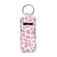 thumbnail image 1 of Yuyamidu Pink Cow Print Chapstick Holder Keychain Lightweight Lip Balm Portable Pocket Holder Lipstick Sleeve Pouch Cute Lip Gloss Tube Holders for Women Girls, 1 of 6
