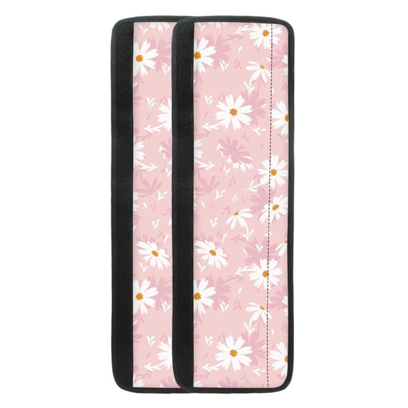 Yuyamidu Pink Daisy Refrigerator Door Handle Cover for Kitchen Appliance Handle Covers for Oven Dishwasher Cabinet 4pcs Home Kitchen Appliance Door Handle Decoration