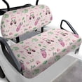 thumbnail image 1 of Yuyamidu Pink Golf Theme Golf Cart Seat Covers for Women Backrest Bottom Seat Cover 2 Pack Golf Cart Seat Cushions for Club Car and More 2-Seat, 1 of 8