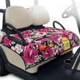 thumbnail image 1 of Yuyamidu Pink Hibiscus Golf Cart Seat Covers with Pockets, Tropical Golf Cart Seat Towel Blanket Accessories for Club Car and More 2-Person Seat Golf Cart, 1 of 8