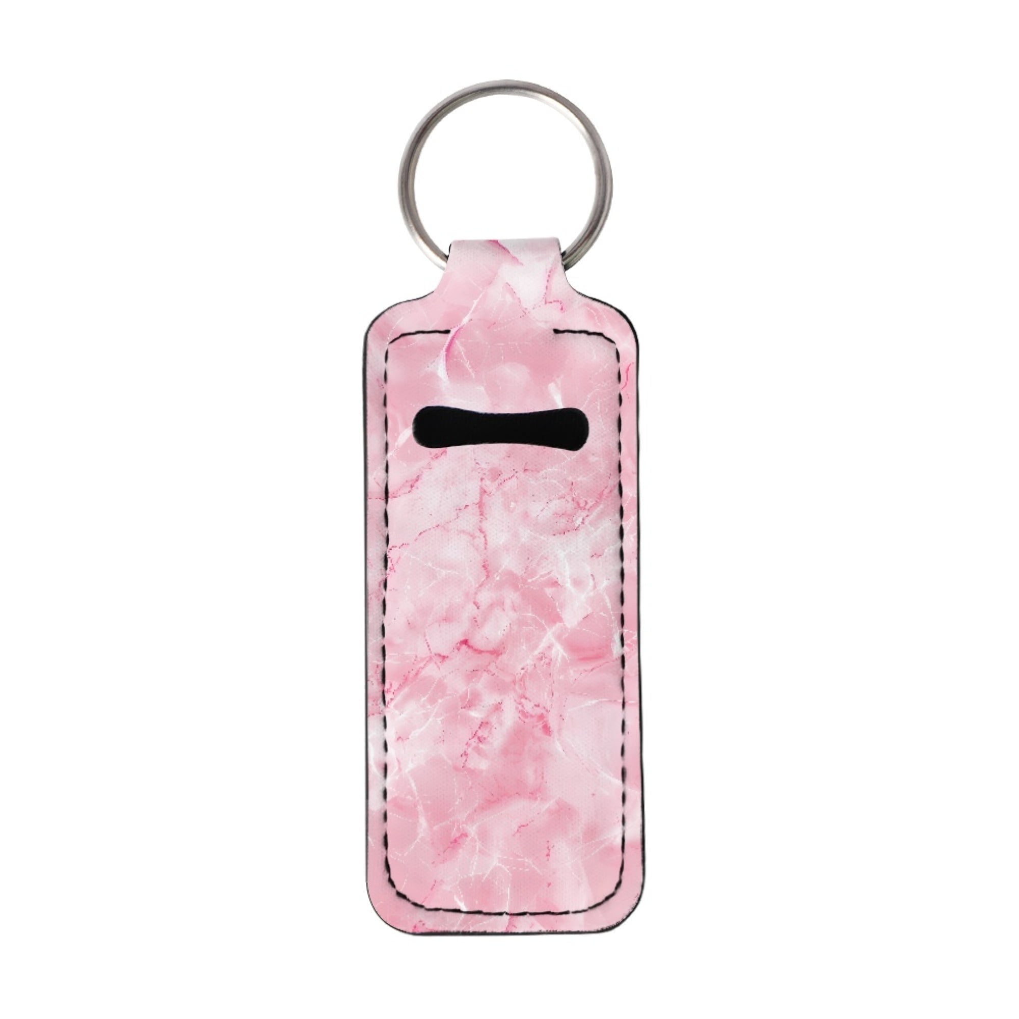 ZFRXIGN Lipstick Keychain Holder – Neoprene Sleeve For Chapstick With Metal Ring, Assorted Fun Prints - View #7