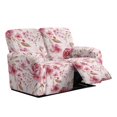 thumbnail image 1 of Yuyamidu Pink Rose Loveseat Recliner Covers 2 Seater Stretch Recliner Loveseat Slipcover with Elastic Edge Portable Reclining Couch Covers Gift for Friends, 1 of 8