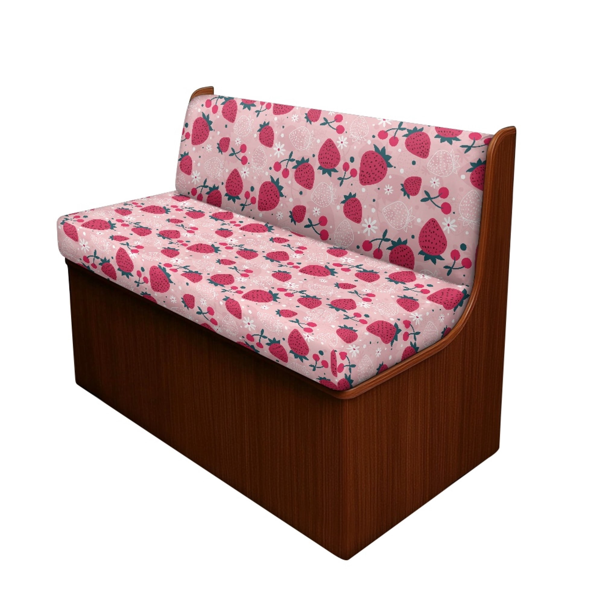 Pink Rv Accessories Yuyamidu Pink Strawberry RV Dinette Cushion Covers Flower RV Dinette ...