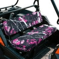 thumbnail image 1 of Yuyamidu Pink Wood UTV Seat Cushion Covers Camo Hunting UTV Seat Cover Set for Kawasaki Mule 2009-2024 4000 4010/2001-2018 3000 3010, Easy to Install, 1 of 7