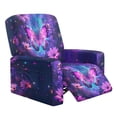 thumbnail image 1 of Yuyamidu Purple Butterfly Reclining Chair Covers 4 Pieces Non Slip Recliner Chair Covers for Living Room Replacement Lazyboy Cover for Recliner Chair Gift for Holiday, 1 of 8
