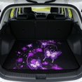 thumbnail image 1 of Yuyamidu Purple Butterfly Trunk Cargo Mat 29" x 39" for Women Non-Slip Rear Trunk Mat, Scratch Resistant Universal Fit for SUVs Sedans, Easy Clean Auto Interior Accessory, 1 of 7