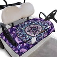 thumbnail image 1 of Yuyamidu Purple Golf Cart Seat Covers Boho Mandala Flower Club Car Seat Blanket with Pockets Fashion Golf Cart Seat Towel Blanket for Universal Accessories for Club Car and More 2-Seat Golf Carts, 1 of 7