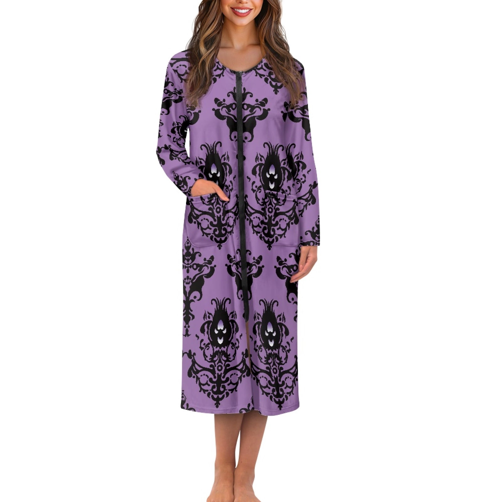ladies purple dressing gown Dressing Gowns | Purple | Nightwear & Loungewear | Women