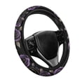 thumbnail image 1 of Yuyamidu Purple Rose Steering Wheel Cover for Car Sedan Auto Soft Flannel Automotive Steering Wheel Protector 15 Inch Thick Steering Wheel Accessories, 1 of 7