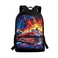thumbnail image 1 of Yuyamidu Racing Car School Backpack Fits 17 Inch Laptop, Large Capacity Casual Daypack for Boys Teens, Ideal for School Commute Travel Outdoor Daily Use, 1 of 6