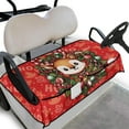 thumbnail image 1 of Yuyamidu Red Christmas Golf Cart Seat Covers with Pockets, Cute Reindeer Golf Seat Seat Towel Blanket for 2 Passenger, Universal Breathable Accessories for Club Car, 1 of 7