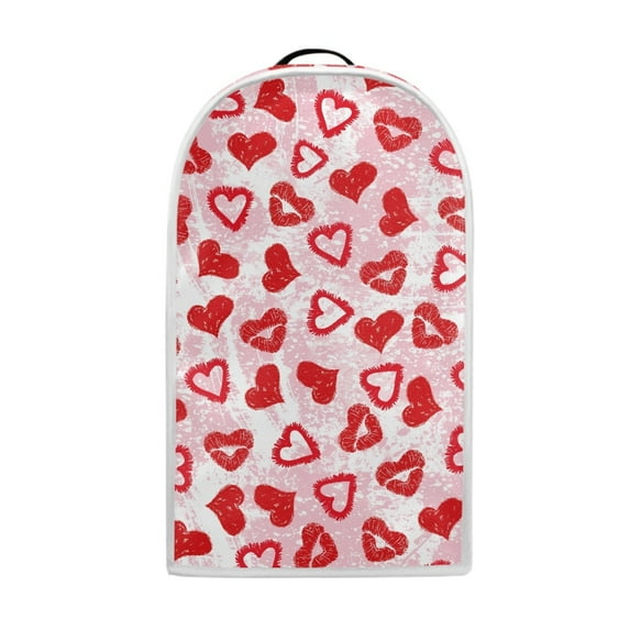 Yuyamidu Red Heart Blender Cover Kiss Lip Coffee Maker Juicer Appliance Cover Valentine's Day Food Processor Protector Lightweight Kitchen Blender Covers