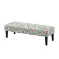 thumbnail image 1 of Yuyamidu Rose Stretch Dining Bench Cover Washable Bench Covers Slipcover with Elastic Edge Non Slip Rectangle Seat Protector for Living Room Gift for Holiday, 1 of 8
