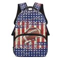 thumbnail image 1 of Yuyamidu Rugby School Backpack for Boys Girls 6-8 American Flag Kids Backpacks 4th Grade Elementary Middle School Backpacks 17 Inch Book Bags, 1 of 7