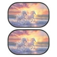 thumbnail image 1 of Yuyamidu Running Horse Car Sun Shade for Baby Sunset Side Window Shades for Car SUV Sedan 2 Pack Fashion Sun Visor Cute Sunshade for Car Back Window, 1 of 7