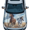 thumbnail image 1 of Yuyamidu Running Horse Hood Covers for Cars Sedans Auto Side View Mirror Covers Elastic Car Front Hood Cover Protector with Side Mirror Covers Set of 3 Daily Automobile Decor, 1 of 7