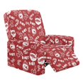thumbnail image 1 of Yuyamidu Santa Claus Recliner Chair Covers 4 Piece Breathable Recliner Sofa Slipcovers with Pocket Washable Lazyboy Covers Couch Chair Cover for Living Room Gift for Friends, 1 of 8