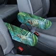 thumbnail image 1 of Yuyamidu Sea Turtle Car Armrest Covers Palm Leaves Seat Arm Rest Protector Accessories One Pair Car Armrest Decor for Auto Truck Van Car Front Seat Armrest Cover, 1 of 7