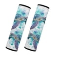 thumbnail image 1 of Yuyamidu Sea Turtle Car Seat Belt Covers 2 Pack Universal Car Seat Belt Pads Cover Flannel Seatbelt Cushion for Most Car Sedan SUV Auto Accessories Soft Car Seat Strap Pads, 1 of 7