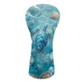 thumbnail image 1 of Yuyamidu Sea Turtle Golf Club Head Covers Shell Driver Headcover Fairway Wood Head Cover Hybrid Headcover, Waterproof PU Leather Golf Head Covers, Blue, 1 of 7