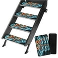 thumbnail image 1 of Yuyamidu Sea Turtle RV Step Cover Orange Hibiscus RV Stair Covers Washable Camper Step Covers 4 Pack RV Step Rug Non Slip RV Step Carpet for Trailer Outside Steps, 1 of 7