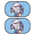 thumbnail image 1 of Yuyamidu Shark Mesh Car Window Shades for Baby 2 Pack Planet Side Window Sun Shade for SUV Sedan Truck Sunshade for Car Back Window Sun Protection Blue Sun Visor, 1 of 7