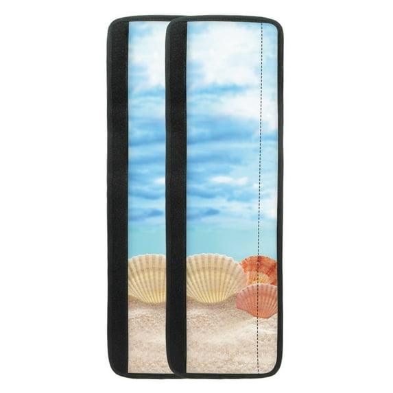 Yuyamidu Shell Refrigerator Door Handle Cover Beach Kitchen Appliance Covers for Microwave Dishwasher Anti-Skid Fridge Handle Protector Decoration Full Set of 2