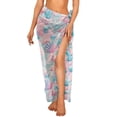 thumbnail image 1 of Yuyamidu Shell Sarong Wraps for Women Soft Print Bikini Wraps for Swimwear Lightweight Bikini Cover Up Breathable Bathing Suit Cover Up, 1 of 7