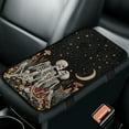 thumbnail image 1 of Yuyamidu Skull Vehicle Center Console Armrest Cover Pad Mushroom Auto Center Console Armrests Cushion Anti-Scratch Car Interior Accessories for Most Car SUV Truck, 1 of 7