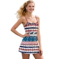 thumbnail image 1 of Yuyamidu Southwest Aztec Horse Tennis Dress for Womens Breathable Athletic Dresses with Built-in Shorts U Neck Spaghetti Straps Workout Golf Dress Size XS 2 Piece Sets Outfits, 1 of 7