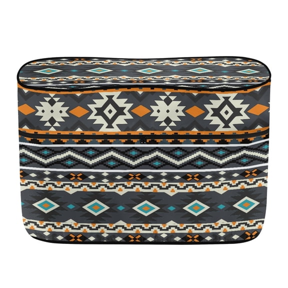 Yuyamidu Southwest Aztec RV Propane Tank Cover Waterproof Double 40lb Camper Propane Tank Cover for Camper Trailer, All Weather Protection RV Accessory