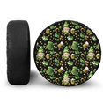 thumbnail image 1 of Yuyamidu St. Patrick's Day Spare Tire Cover Green Hat Spare Wheel Cover Beer Wheel Spare Tire Covers for Jeep Trailer RV SUV Camper Vehicle, 1 of 5