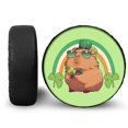 thumbnail image 1 of Yuyamidu St. Patrick's Day Tire Covers for RV Capybara Wheel Protective Covers Green Leaf Spare Tire Covers for Jeep RV SUV Truck Travel Trailer, 1 of 5