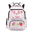 thumbnail image 1 of Yuyamidu Strawberry Axolotl Backpack for Girls 8-12 17 Inch Lightweight Multi Pocket School Bag with Padded Adjustable Straps Perfect for Elementary 3rd-6th Grade Back to School, 1 of 8