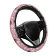 thumbnail image 1 of Yuyamidu Strawberry Car Steering Wheel Cover for Girls Women Flower Automobile Steering Wheel Decoration for Sedan Warm Car Steering Wheel Accessories, Pink, 1 of 7