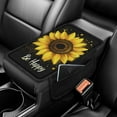 thumbnail image 1 of Yuyamidu Sunflower Car Armrest Pad Cover Center Console Cover Anti-Scratch Auto Center Console Storage Box Covers for Most SUV Truck Car Arm Rest Cover Accessories, 1 of 7