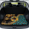 thumbnail image 1 of Yuyamidu Sunflower Leopard Car Trunk Mat 29" x 39", Anti-Scratch Protective Cargo Liner Full Protection Universal Fit for Most Cars SUVs, 1 of 7