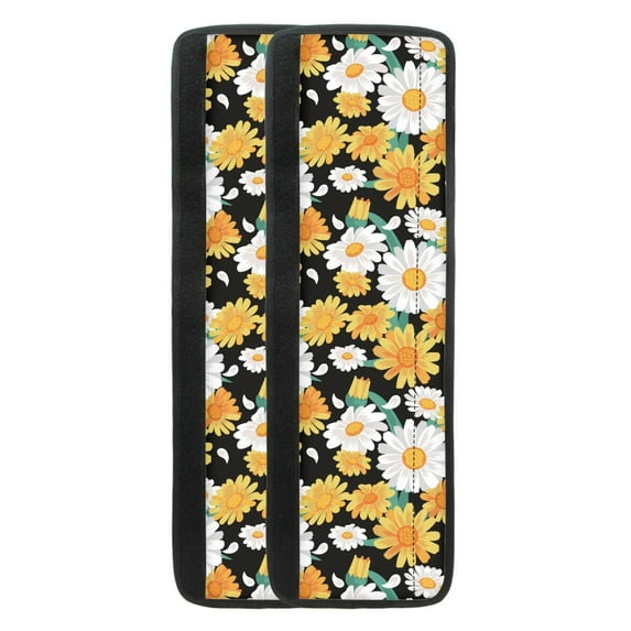 Yuyamidu Sunflower Refrigerator Door Handle Cover Universal Fridge Oven Microwave Door Handle Sleeve Daisy Kitchen Appliance Decorative Accessories Full Set of 2