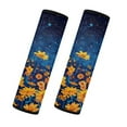 thumbnail image 1 of Yuyamidu Sunflower Seat Belt Cover Pad for Car Van Sedan Truck 2 PCS Starry Sky Auto Seatbelt Covers Universal Flannel Shoulder Strap Pad for Car Accessories, 1 of 7
